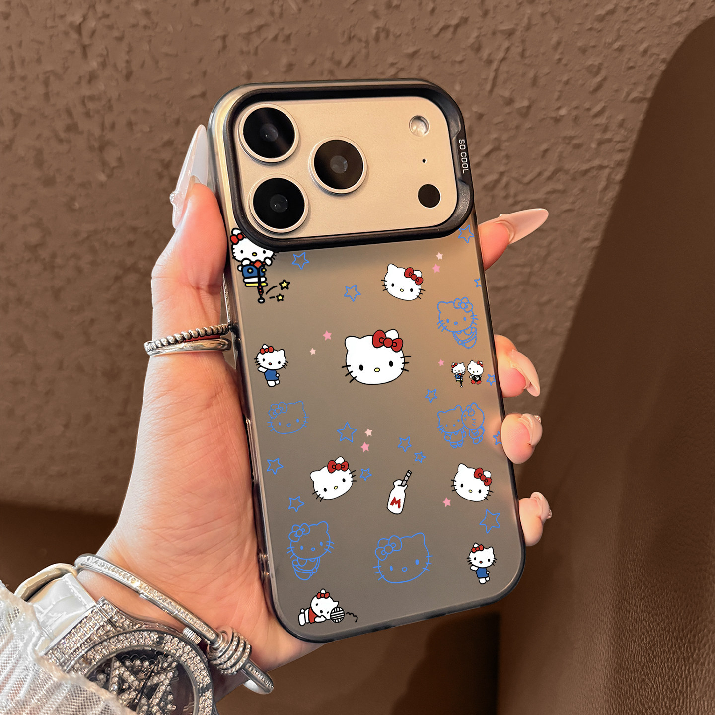 Phone Cases Xr Cute - Cute Blue Hello Kitty Pattern Phone