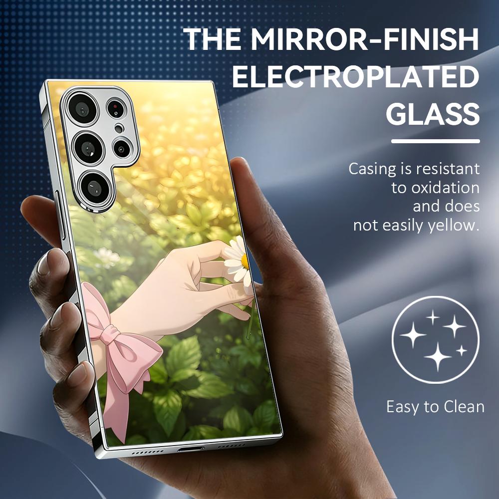 Phone Cases Metal - Anime Chrysanthemum Phone Case For Samsung