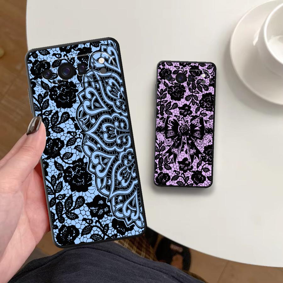 Phone Cases Google Pixel 10 - Black Lace Cool Funda Phone Cover