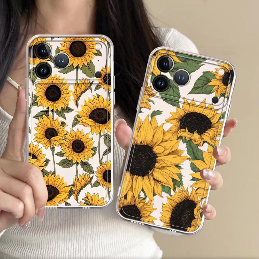 Phone Cases Xr Cute - Cute Sunflower Pattern Case for Apple