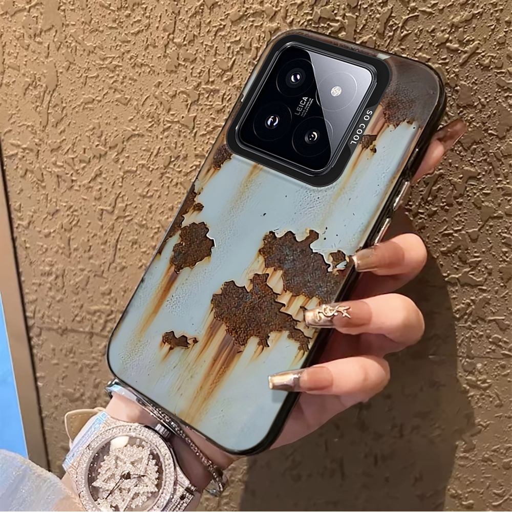 Phone Cases Xiaomi 14T - Rust Effect Distressed Cool Phone Case