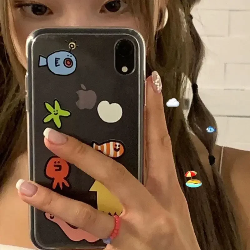 Phone Cases Xr Cute - Ins Kawaii Ocean Creatures Cute Phone