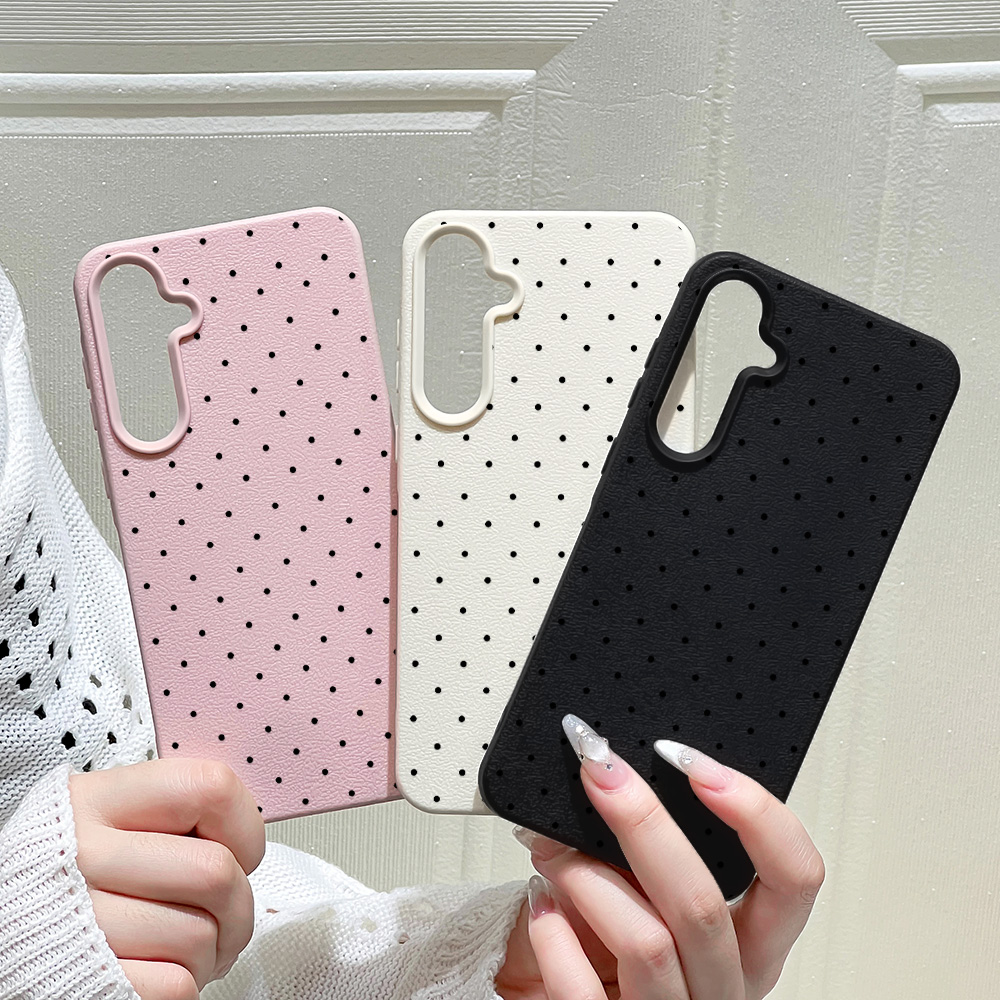 Phone Cases Silicone - Ins Polka Dots Phone Case For