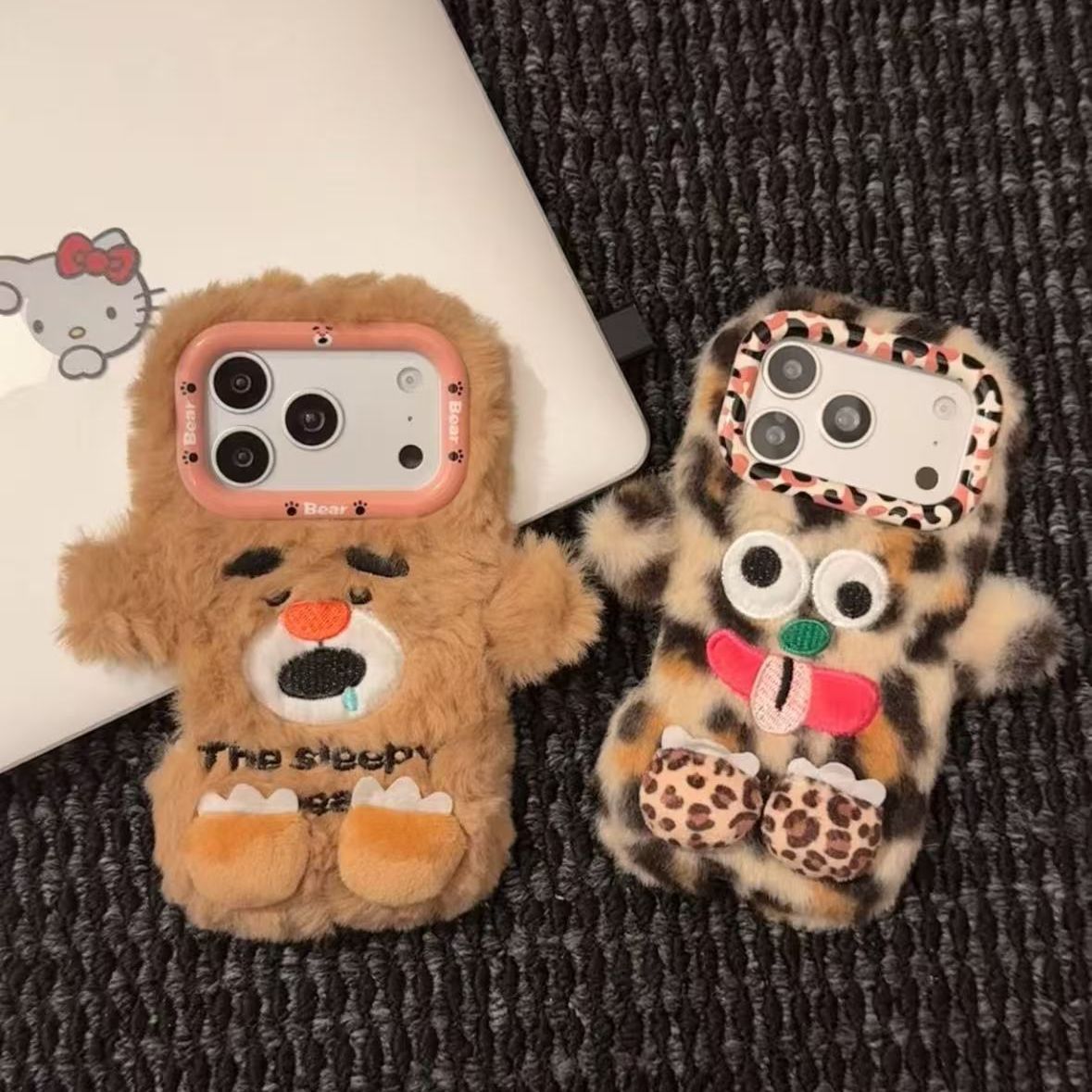Phone Cases Iphone 17 Pro Max - Winter And Autumn Leopard-print Brown Sleeping