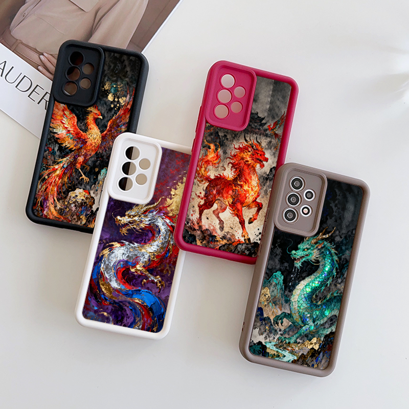Phone Cases Google Pixel 10 - Artistic Chinese Dragon Phoenix Printed Phone
