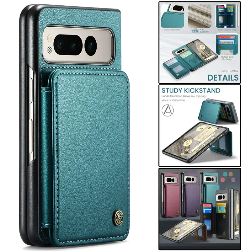 Phone Cases With Wallet On Back - Magnetic Flip Leather Phone Case for