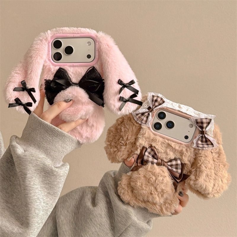 Phone Cases Iphone 17 Pro Max - The Plush, Three-dimensional And Adorable Bow-shaped