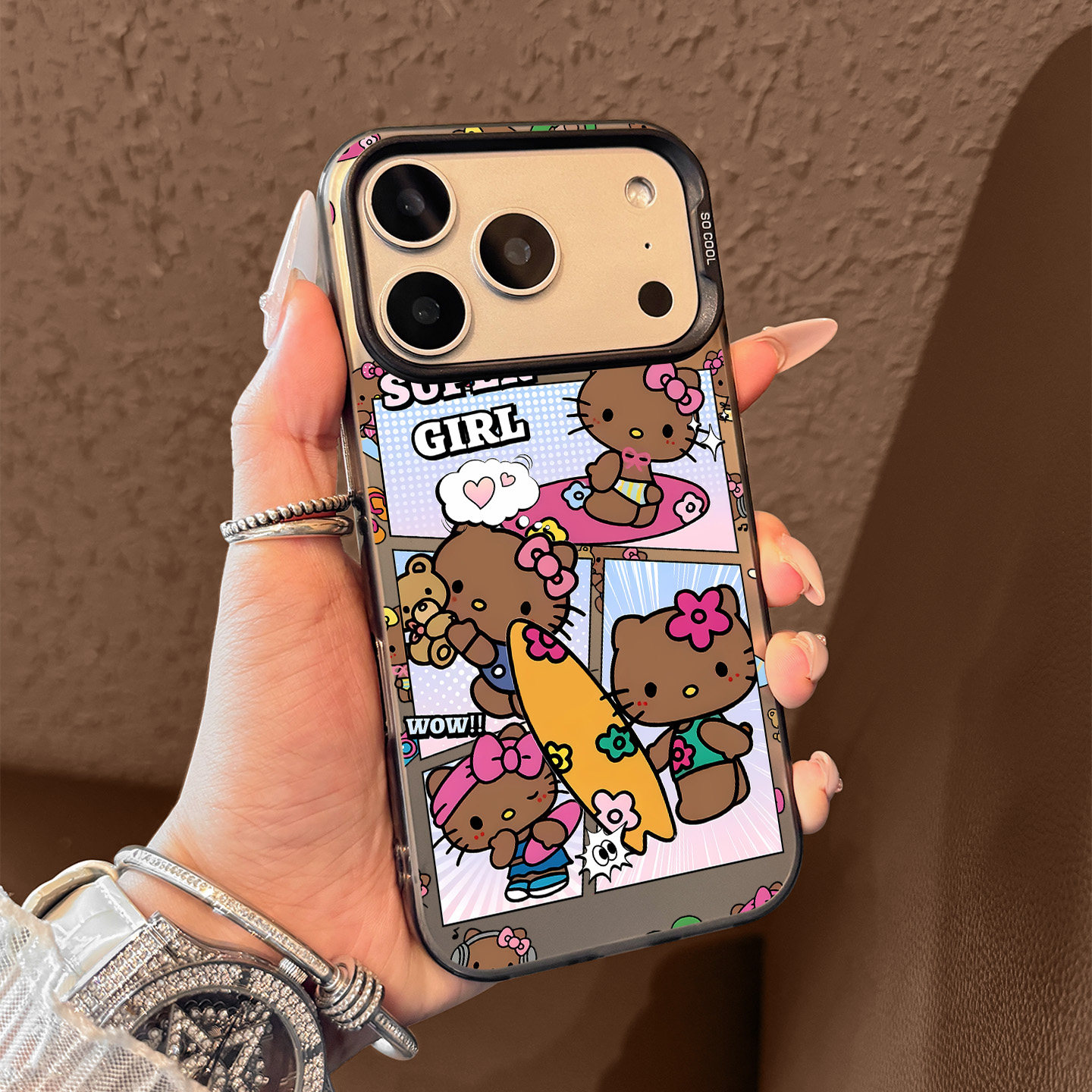Phone Cases Cute Iphone 14 - Summer Surf Hello Kitty Pattern Phone