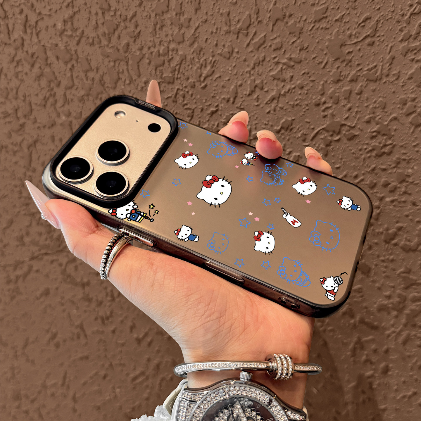 Cute Blue Hello Kitty Pattern  - Phone Cases Xr Cute review and price