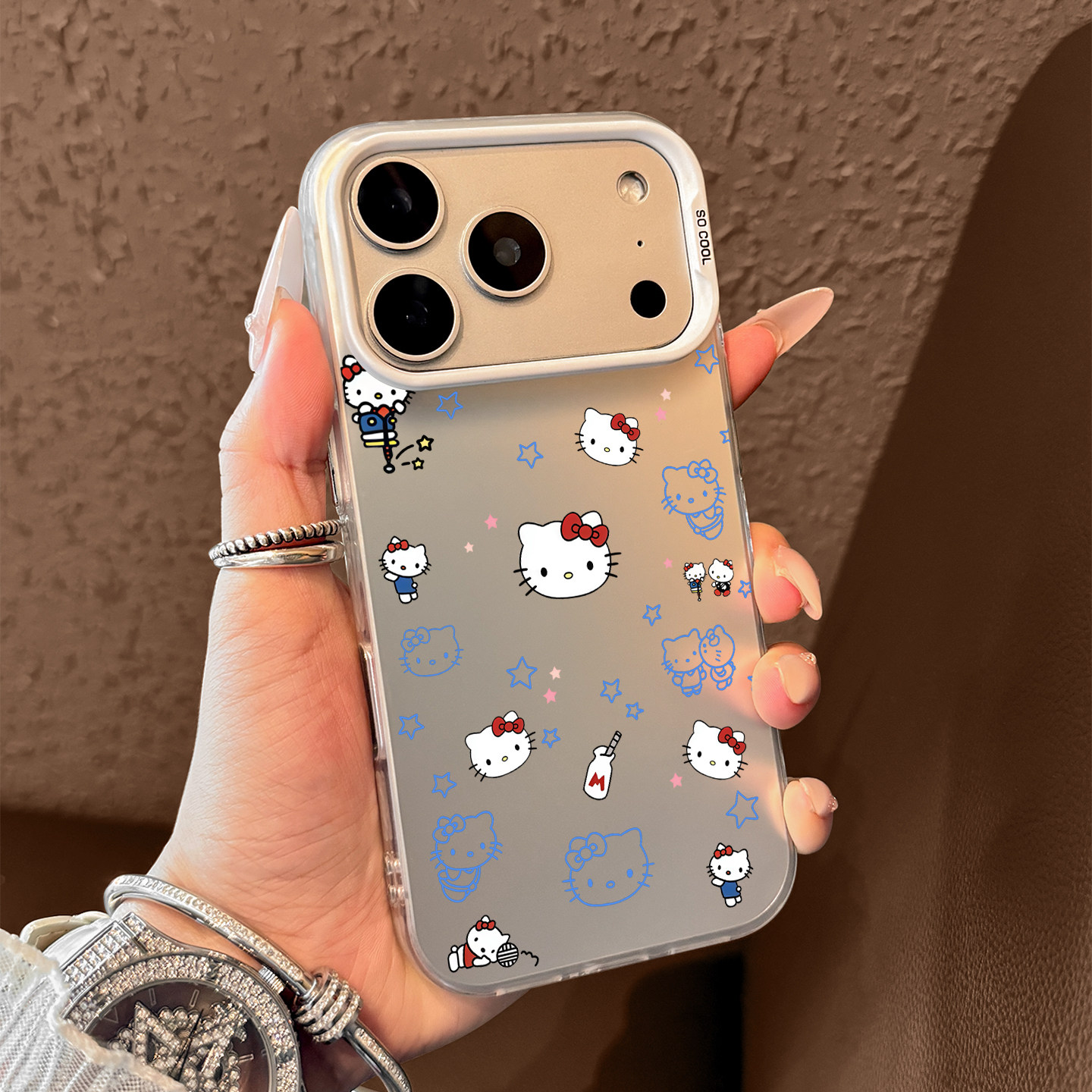 Cute Blue Hello Kitty Pattern  - Phone Cases Xr Cute review and price