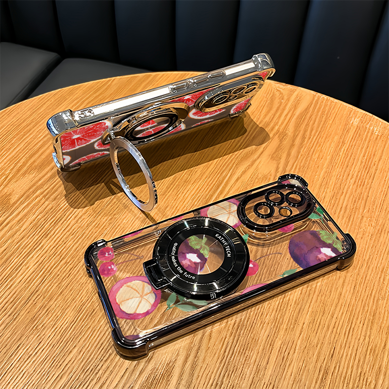 Orange Cherry Print Phone Case - Phone Cases Orange review and price