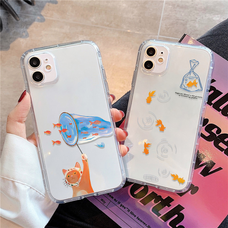 Lovely Fishes Clear Phone Case - Phone Cases Iphone 17 Pro Max review and price