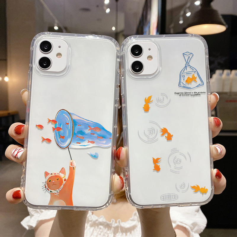 Lovely Fishes Clear Phone Case - Phone Cases Iphone 17 Pro Max review and price