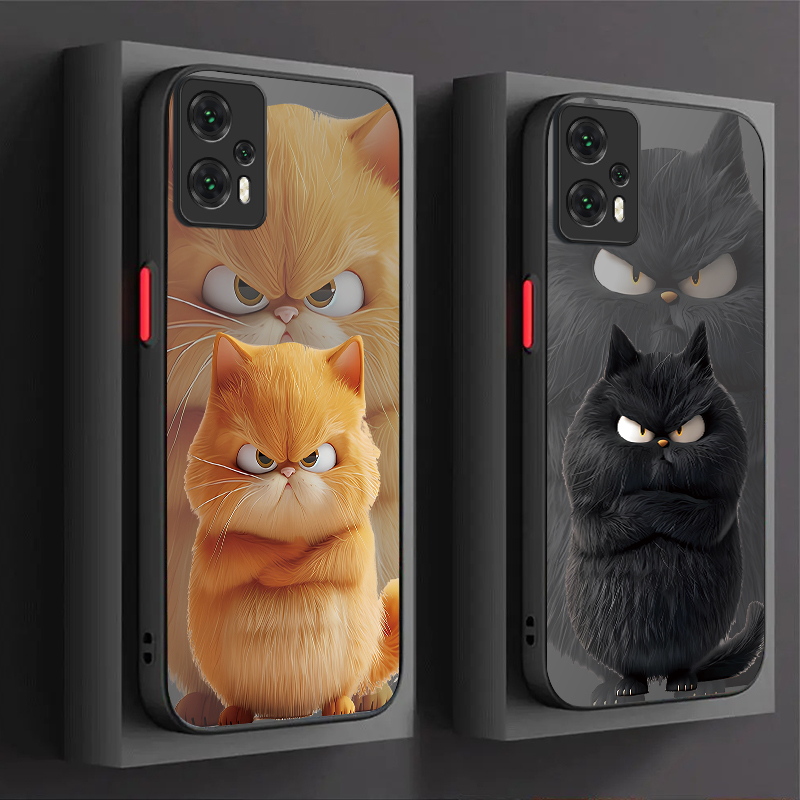 Cartoon Angry Cat Couple Style - Phone Cases Xiaomi 14T review and price