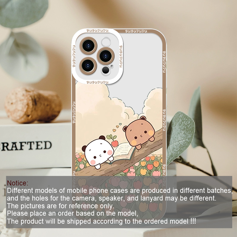 Cute BUBU DUDU Couple Clear Ph - Phone Cases Silicone review and price
