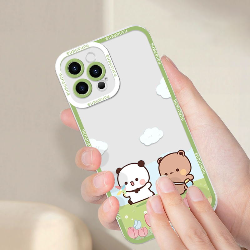 Cute BUBU DUDU Couple Clear Ph - Phone Cases Silicone review and price