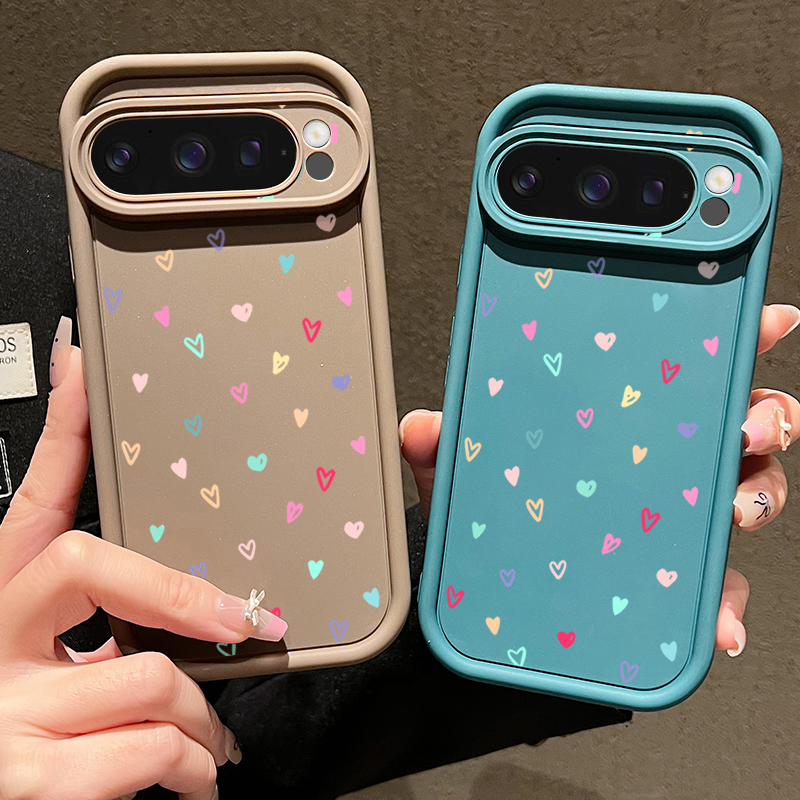 Colorful Little Hearts Soft Ca - Phone Cases Google Pixel 10 review and price
