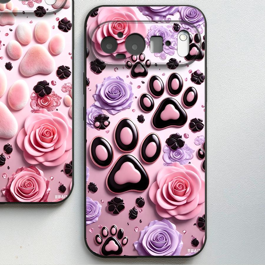 Pink Paw Print Pattern Funda P - Phone Cases Google Pixel 10 review and price