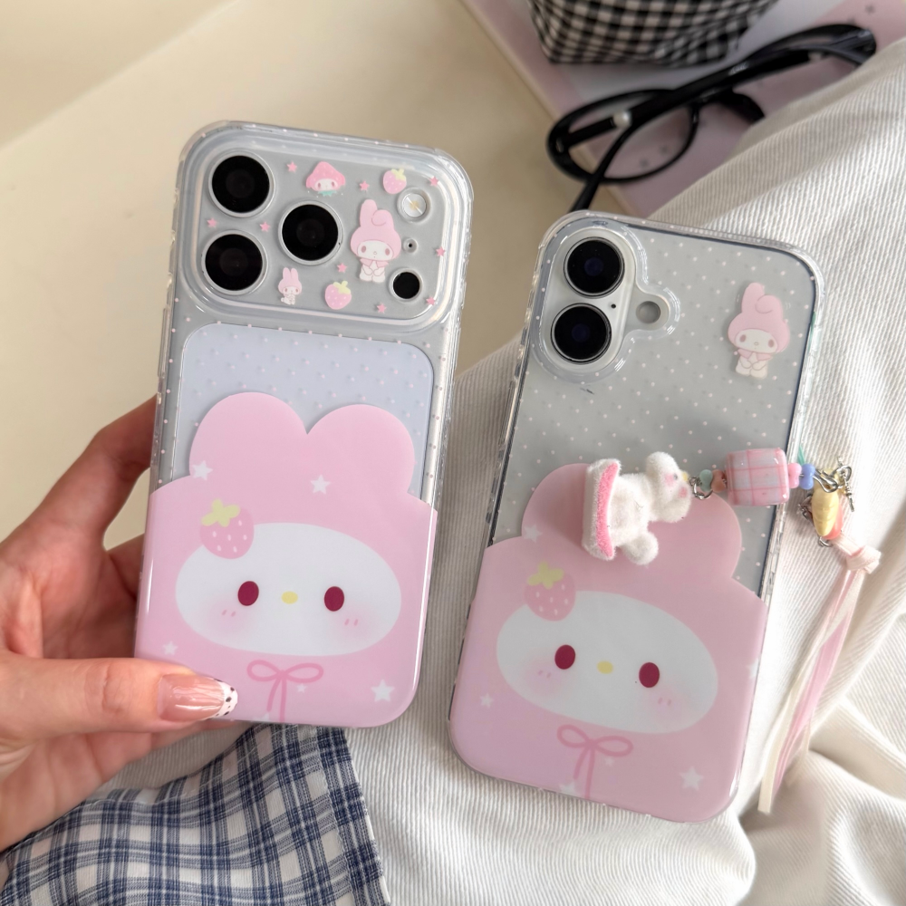 Luxury Love Pink Point Melody  - Phone Cases Expensive review and price