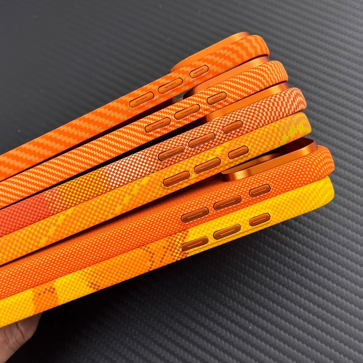 Vivid Orange Print Magnetic Ph - Phone Cases Orange review and price