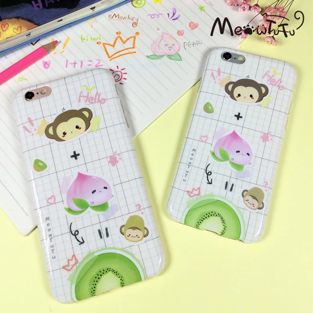 Cute Monkey Peach Kiwi Kawaii  - Phone Cases Xr Cute review and price