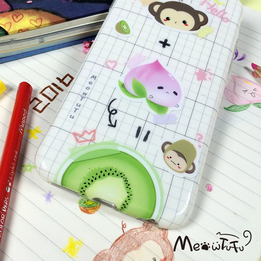 Cute Monkey Peach Kiwi Kawaii  - Phone Cases Xr Cute review and price