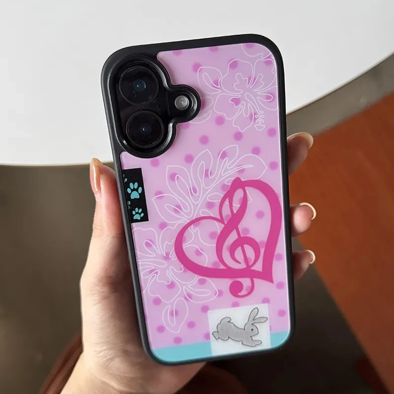 Fashion Cute Girl Pink Rabbit  - Phone Cases Cute Iphone 14 review and price