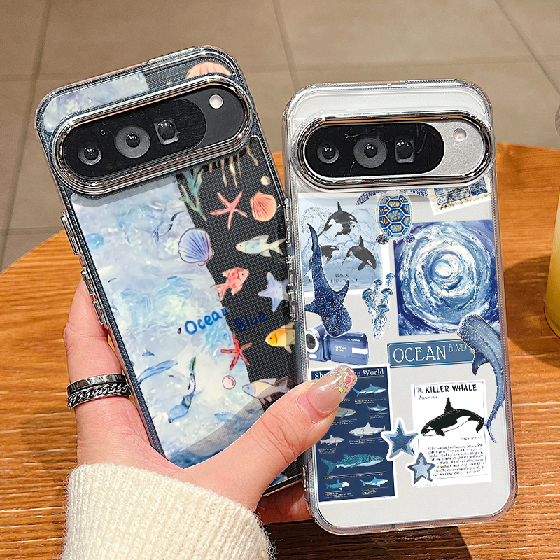 Ocean Shell Shark Patterned Ph - Phone Cases Google Pixel 10 review and price