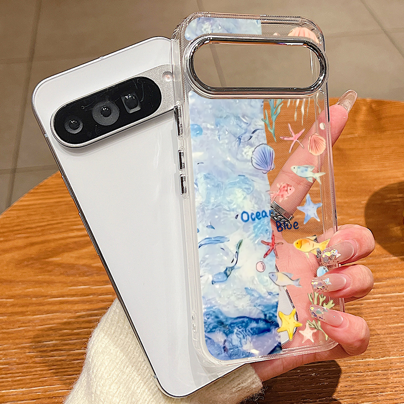 Ocean Shell Shark Patterned Ph - Phone Cases Google Pixel 10 review and price