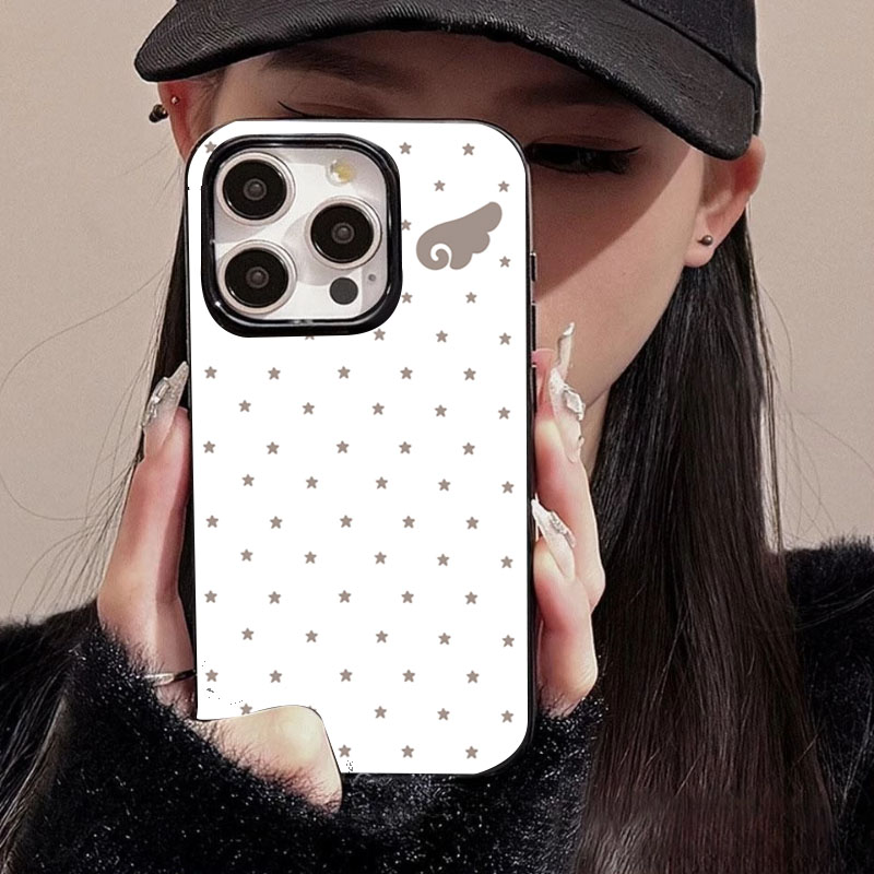 Cute Star Angel Wings Black Si - Phone Cases Xr Cute review and price