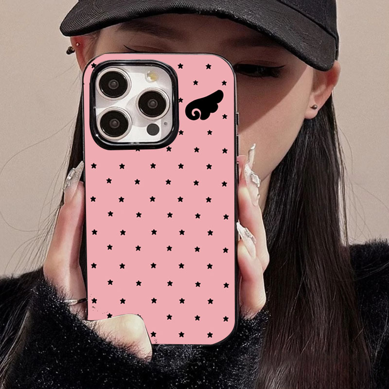 Cute Star Angel Wings Black Si - Phone Cases Xr Cute review and price