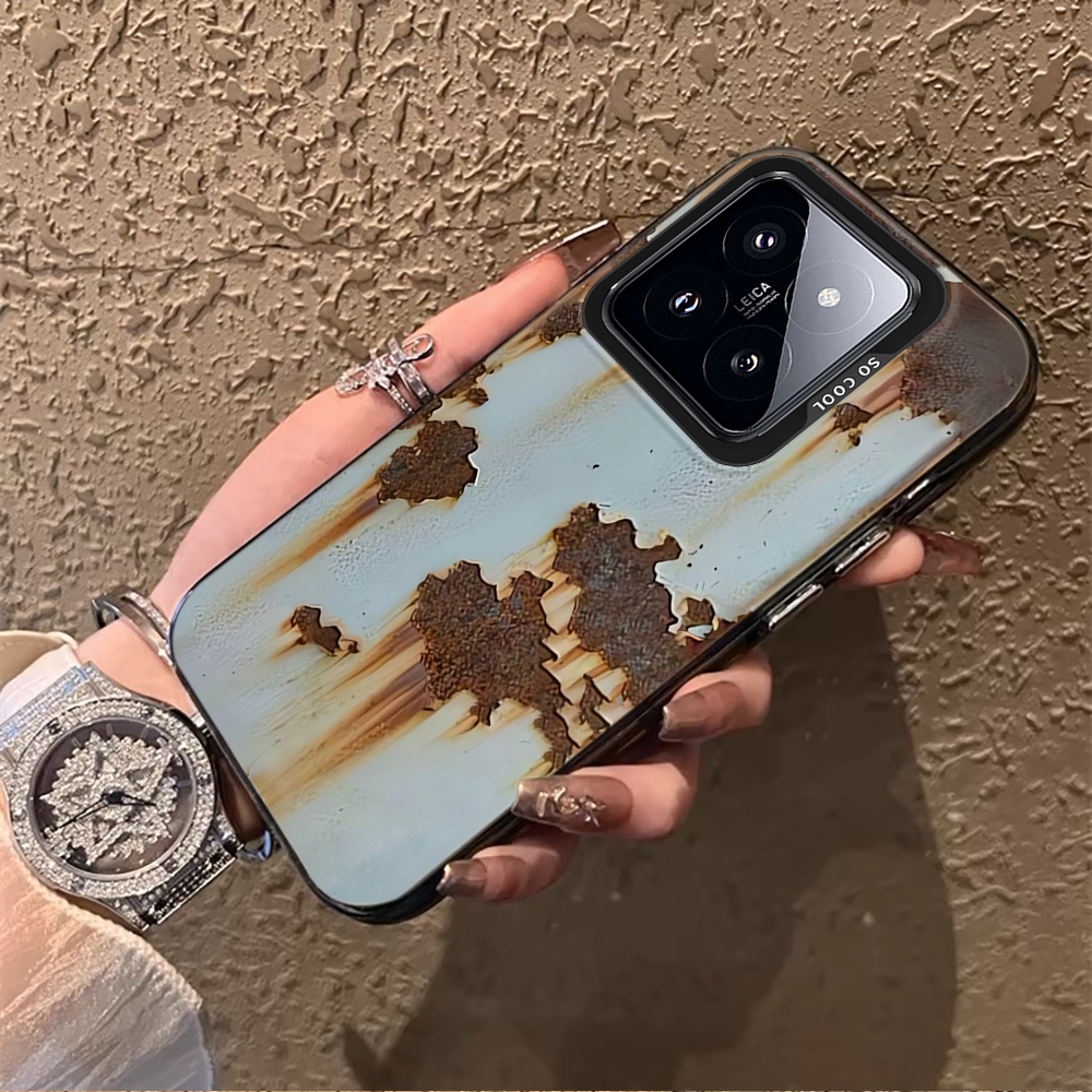 Rust Effect Distressed Cool Ph - Phone Cases Xiaomi 14T review and price