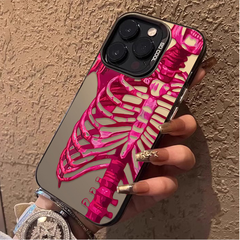 Luxury Pink Green Skull Phone  - Phone Cases Expensive review and price