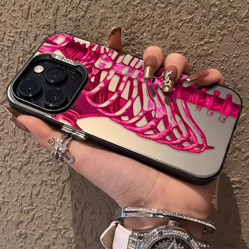 Luxury Pink Green Skull Phone  - Phone Cases Expensive review and price