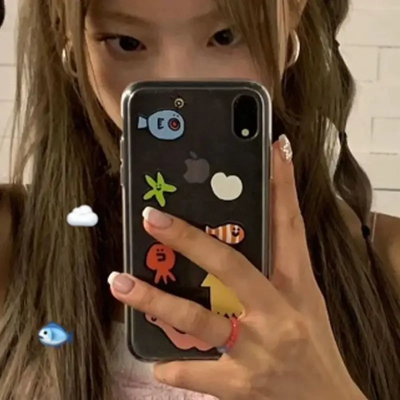 Ins Kawaii Ocean Creatures Cut - Phone Cases Xr Cute review and price