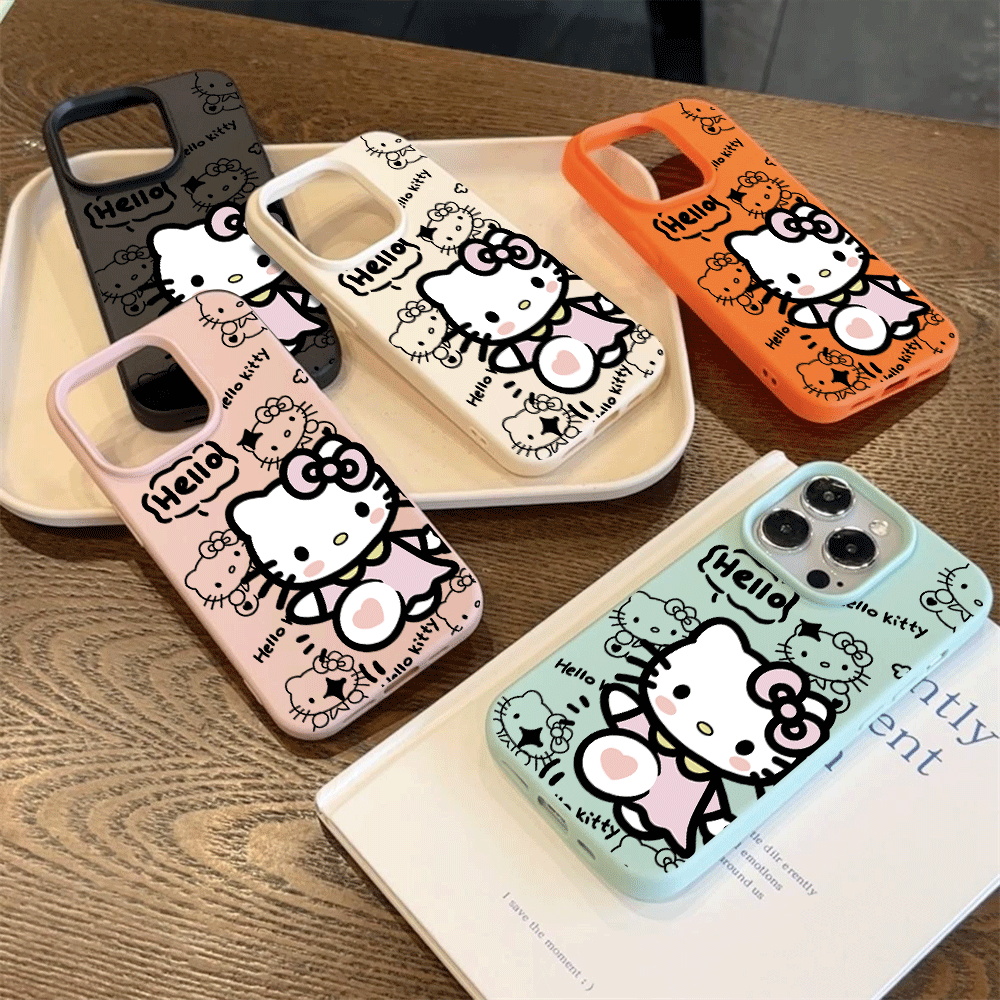 Cute Kawaii HelloKitty Sketch  - Phone Cases Xr Cute review and price