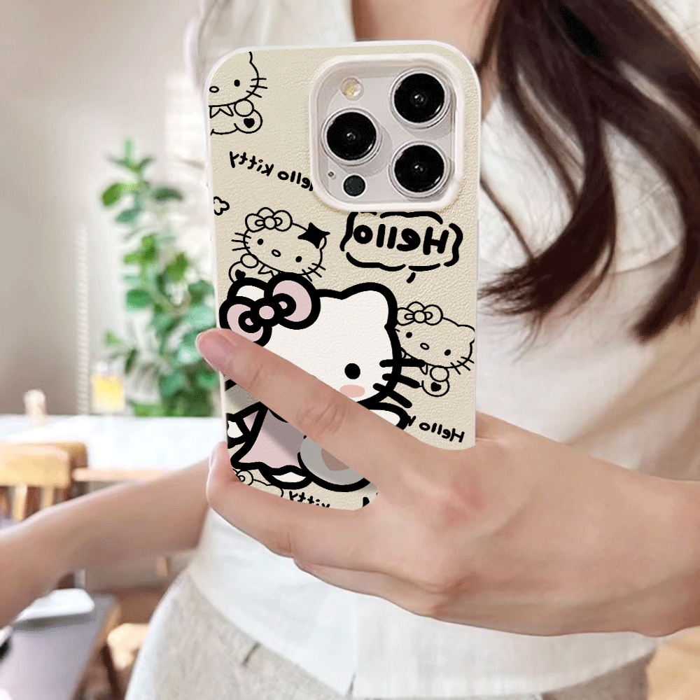Cute Kawaii HelloKitty Sketch  - Phone Cases Xr Cute review and price