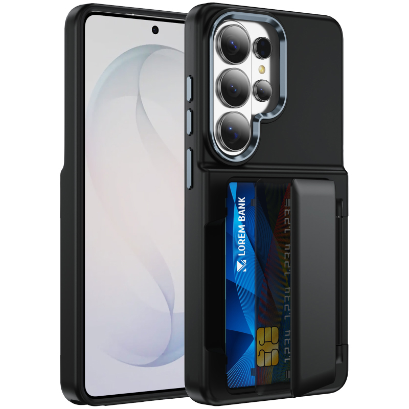 New Solid Color Frosted PC Wal - Phone Cases With Wallet On Back review and price