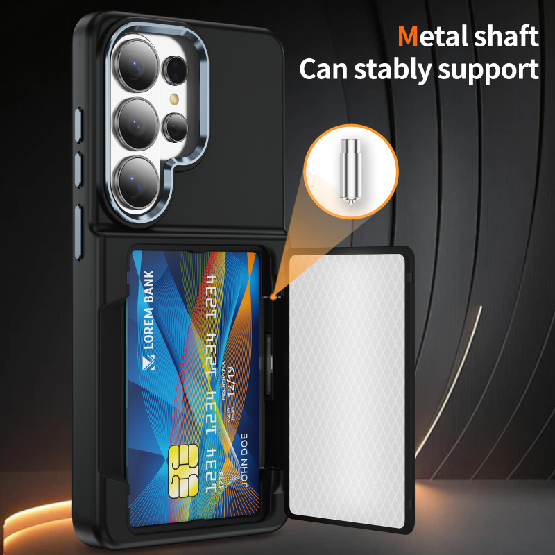 New Solid Color Frosted PC Wal - Phone Cases With Wallet On Back review and price