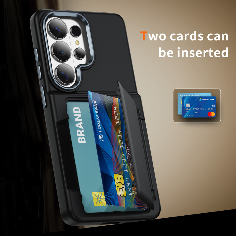 New Solid Color Frosted PC Wal - Phone Cases With Wallet On Back review and price