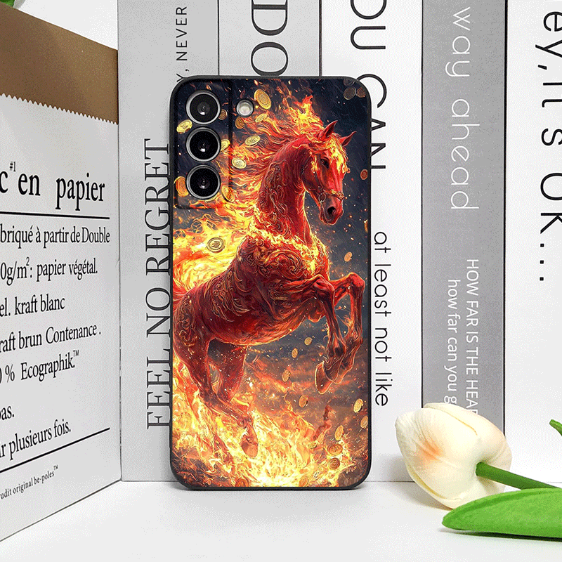 Fashion Chinese-Style Red Hors - Phone Cases Silicone review and price