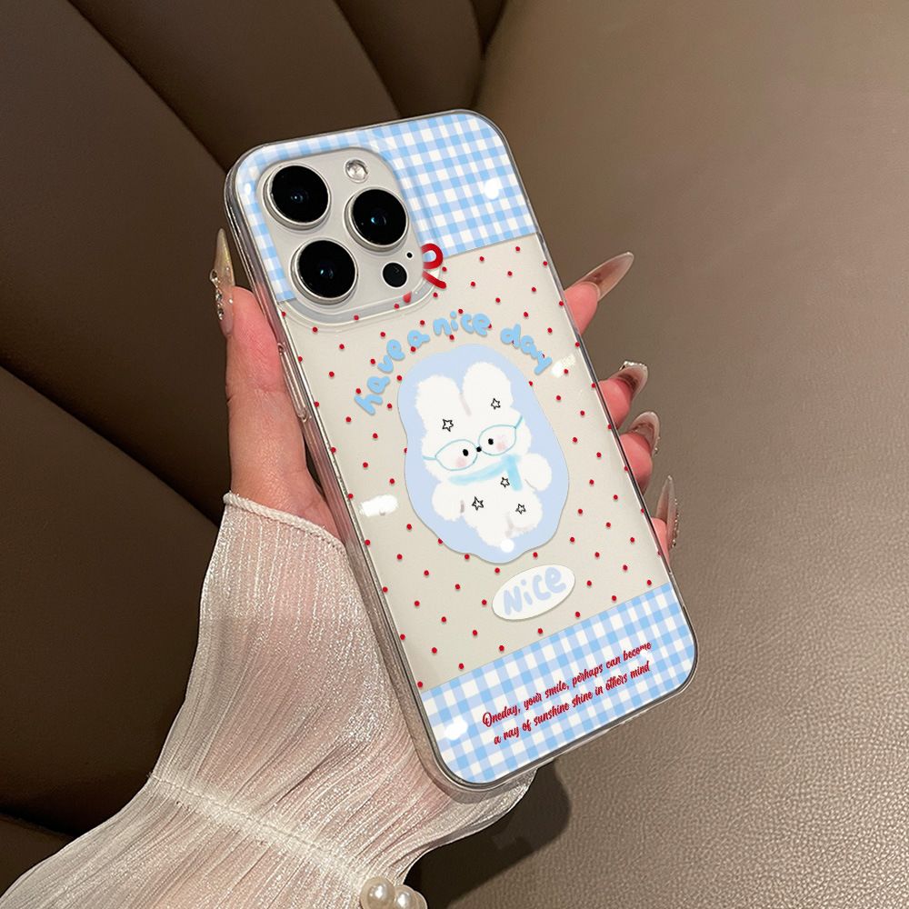 Cartoon Cute Rabbit Red Polka  - Phone Cases Cute Iphone 14 review and price