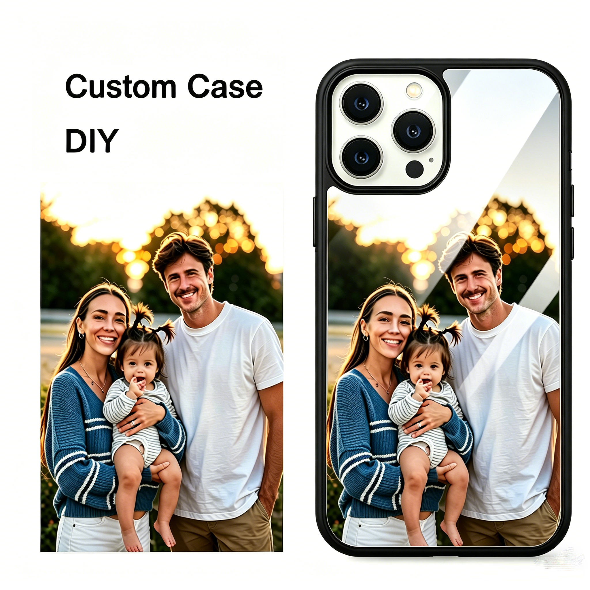 Custom Photo Mirror Glass Case - Phone Cases Diy review and price