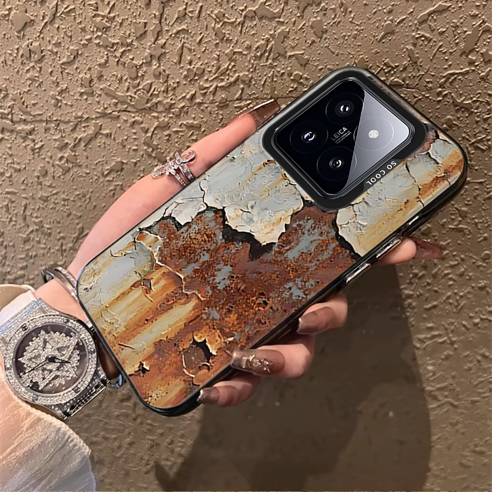 Cracked Paint Rust Texture Pho - Phone Cases Xiaomi 14T review and price