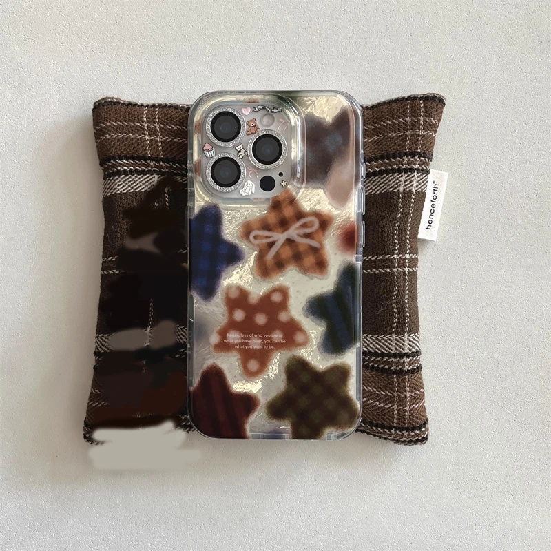 Korean Winter Cute Brown Check - Phone Cases Xr Cute review and price