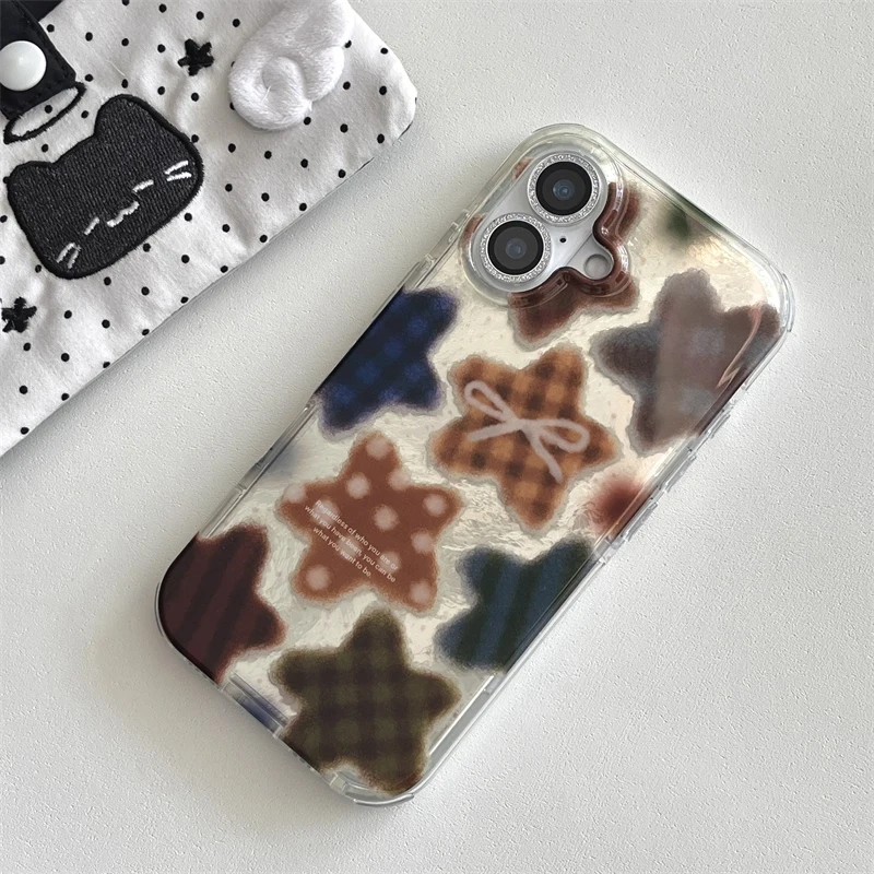 Korean Winter Cute Brown Check - Phone Cases Xr Cute review and price