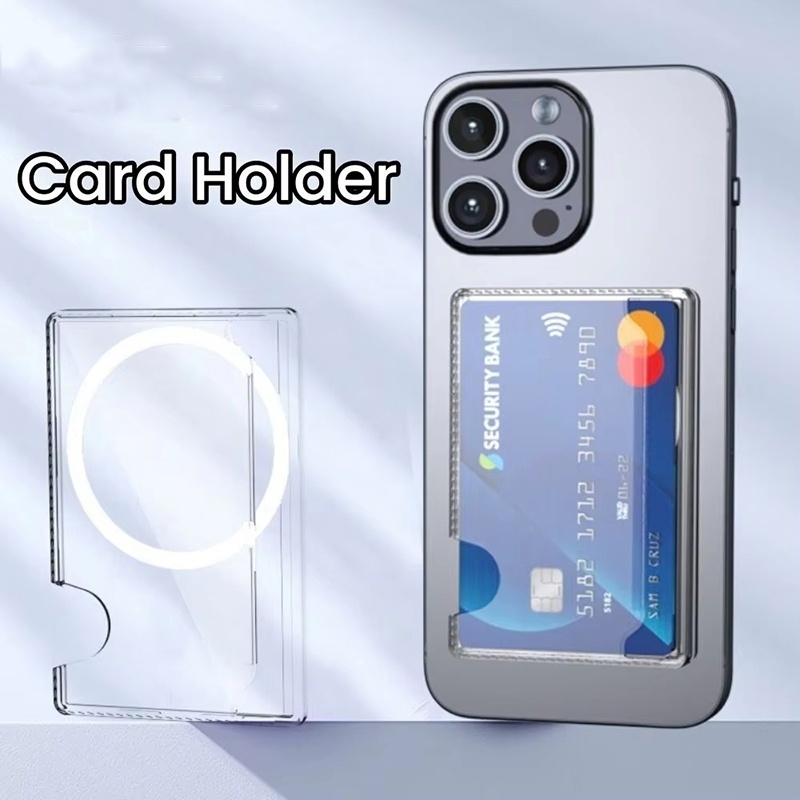 Magnetic Clear Wallet Phone Ca - Phone Cases With Wallet On Back review and price