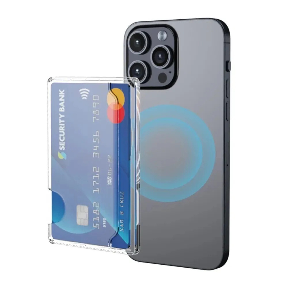 Magnetic Clear Wallet Phone Ca - Phone Cases With Wallet On Back review and price