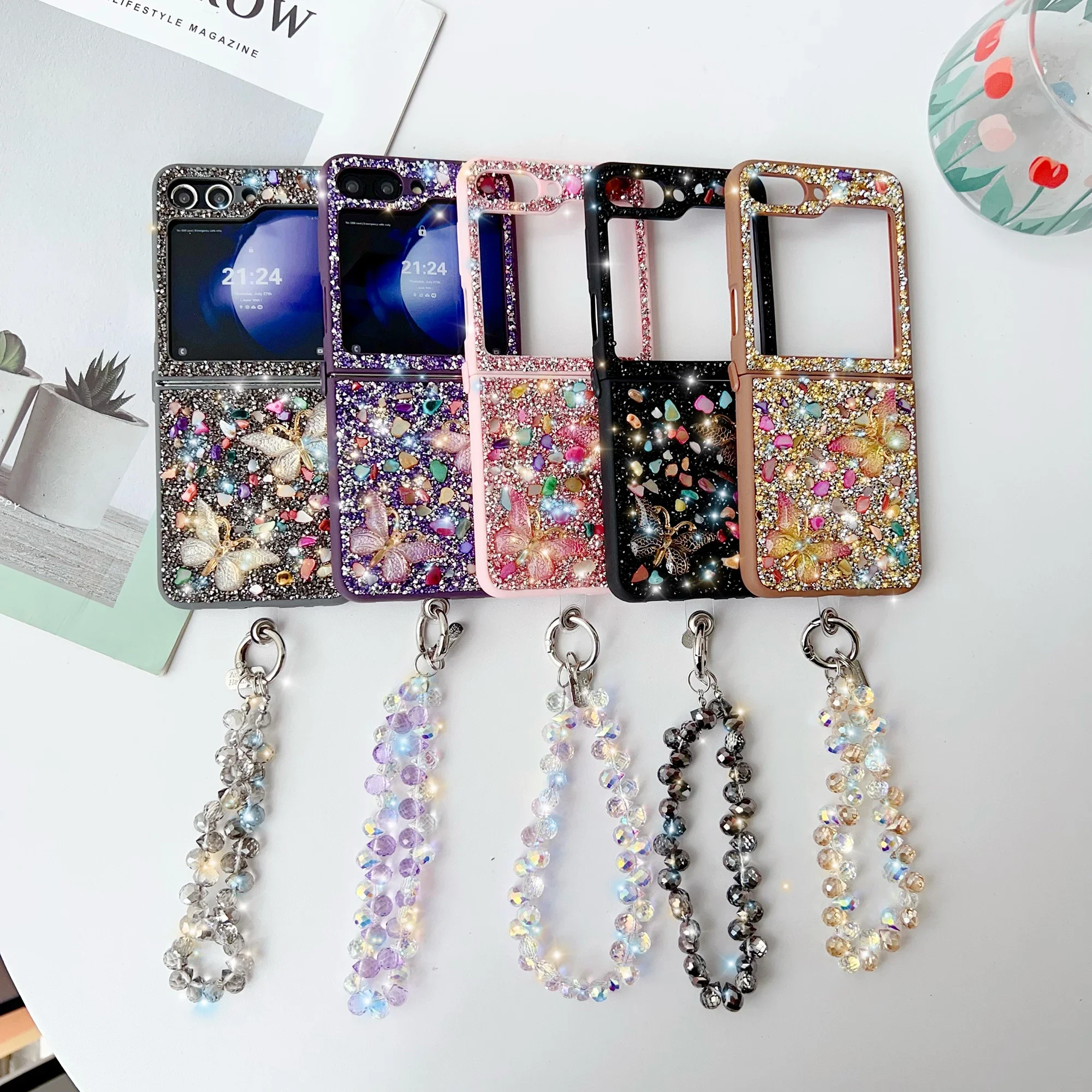 Luxury Glitter Cute Bling Crys - Phone Cases With Loop review and price
