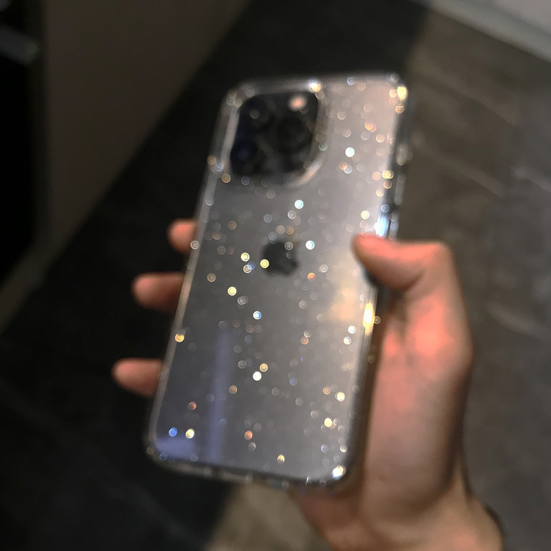 Transparent Simple Glitter Pho - Phone Cases Expensive review and price